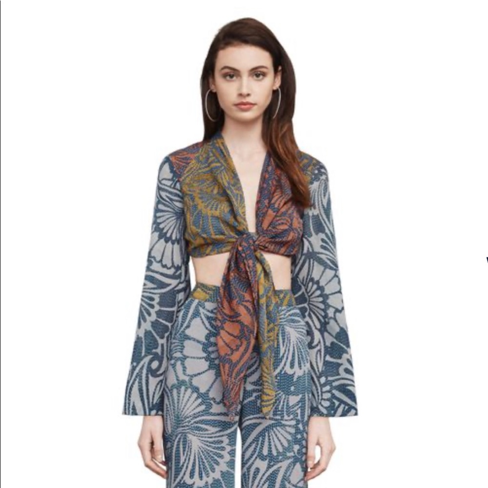 BCBGMAXAZRIA Bohemian style 2 piece outfit